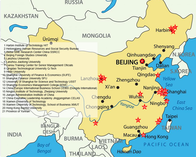 China-Aktivitäten der FHNW