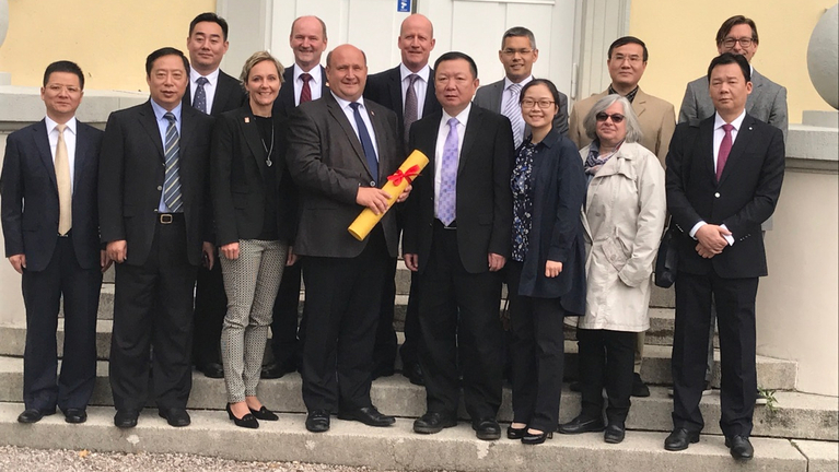Eine Delegation aus Nantong zu Besuch in Schönenwerd