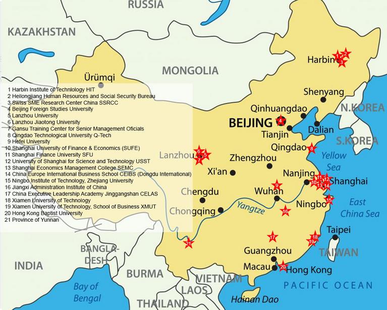 China-Aktivitäten der FHNW